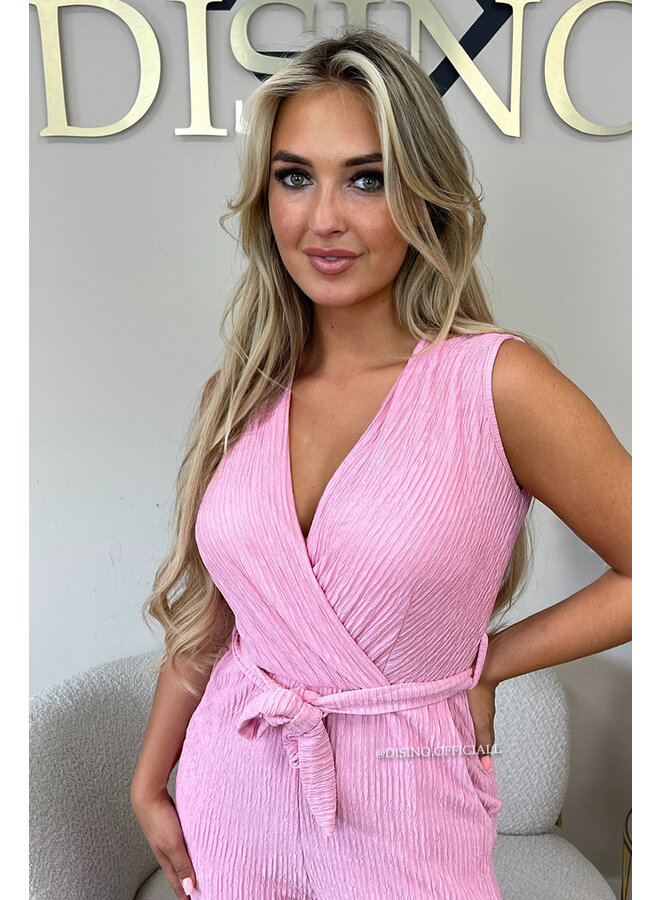 PINK - 'LUANA JUMPSUIT' - SOFT SUPER STRETCH JUMPSUIT