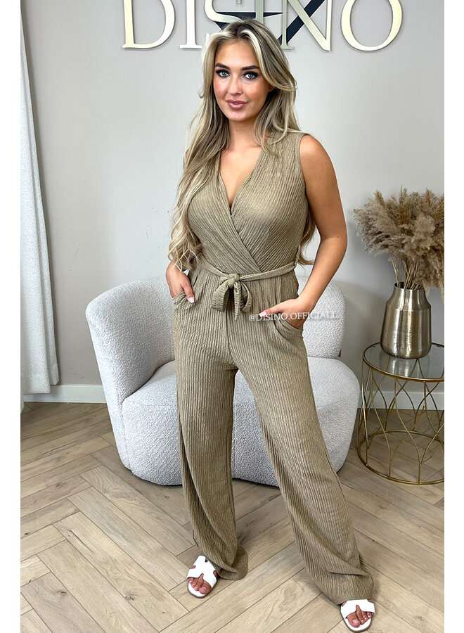 CAMEL - 'LUANA JUMPSUIT' - SOFT SUPER STRETCH JUMPSUIT