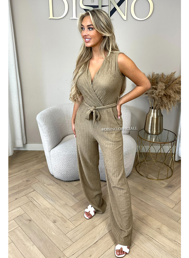 CAMEL - 'LUANA JUMPSUIT' - SOFT SUPER STRETCH JUMPSUIT