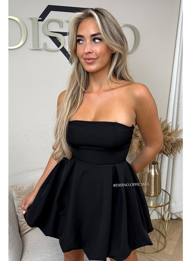 BLACK - 'NORAH DRESS' - CUTE BALLOON DRESS