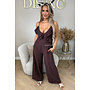 CHOCO - 'LILIA JUMPSUIT' - OPEN BACK RUFFLE JUMPSUIT