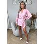 PINK - 'ROMY PLAYSUIT' - WRAP ON PLAYSUIT