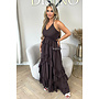 CHOCO - 'SUNNY DRESS' - RUFFLE MAXI DRESS OPEN BACK