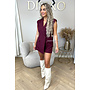 BORDEAUX - 'ISABEAU PLAYSUIT' - CLASSY BLAZER PLAYSUIT