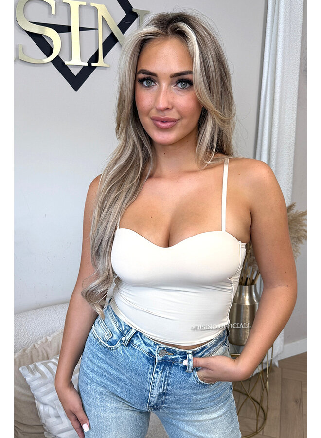 BEIGE - 'STELLA V2' - SKIMMS INSPIRED SEAMLESS TOP