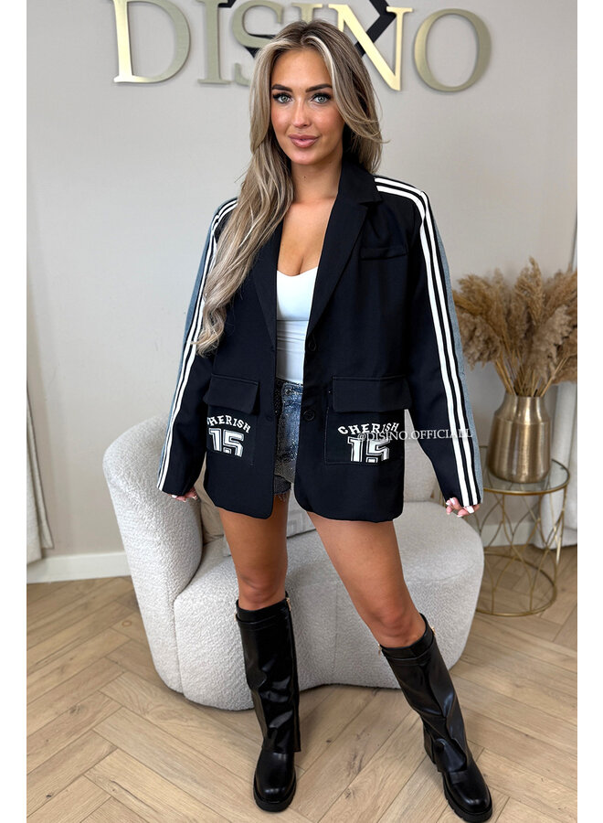 BLUE - 'CHERISH BLAZER' - EXCLUSIVE DESIGNER BLAZER