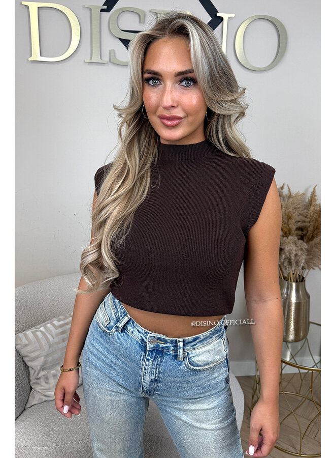 CHOCO - 'CLEO' - BOYFRIEND PUFF SHOULDER TOP
