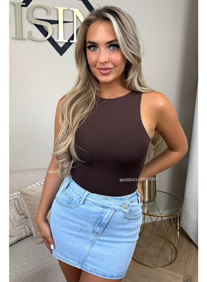 CHOCO - 'KENDALL RACER BODYSUIT' - 90's INSPIRED HALTER BODYSUIT