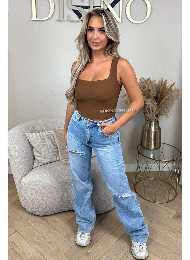 CAMEL - 'AMAYA TOP' - SHAPING SKIMMS INSPIRED TOP