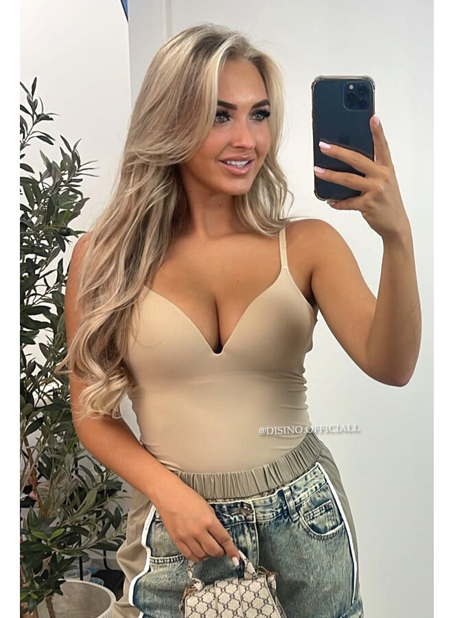 NUDE - 'NATHALIE BODYSUIT' - CLASSY SHAPING SEAMLESS BODYSUIT