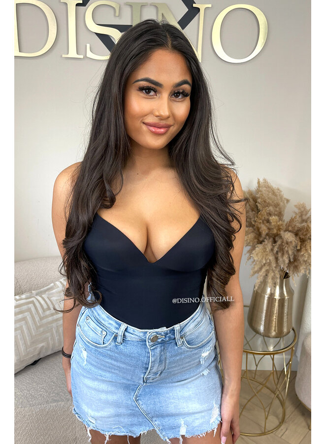 BLACK - 'SHAPING BODYSUIT' - CLASSY SHAPING SEAMLESS BODYSUIT