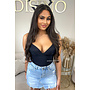 BLACK - 'NATHALIE BODYSUIT' - CLASSY SHAPING SEAMLESS BODYSUIT