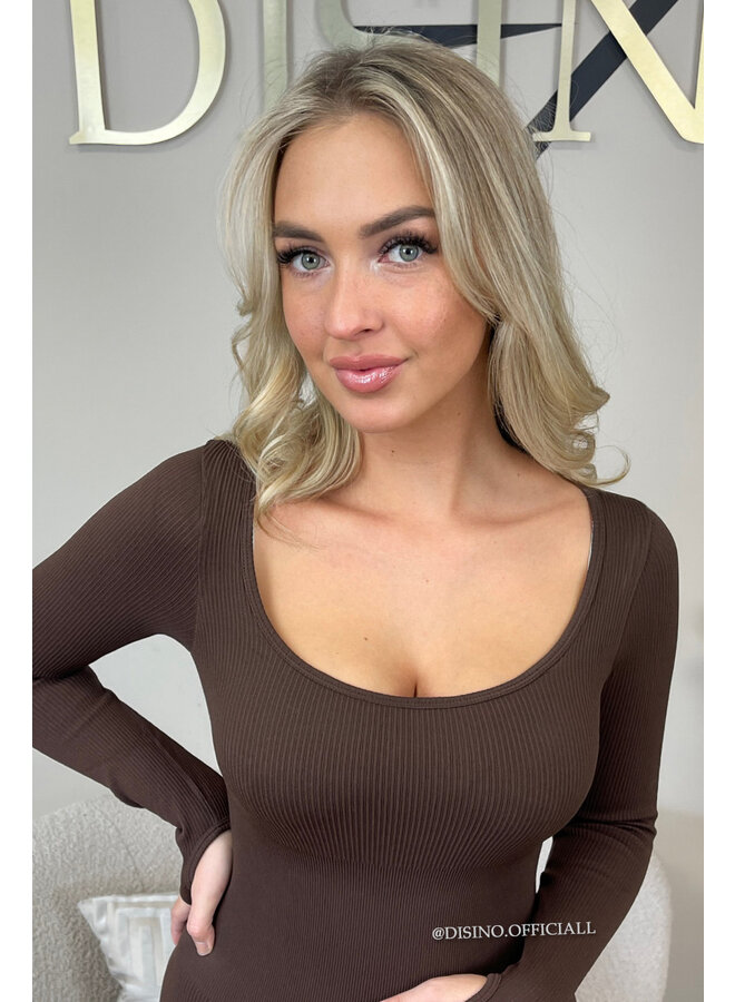 CHOCO - 'JAMILLA JUMPSUIT' - SUPER SHAPING RIBBED JUMPSUIT