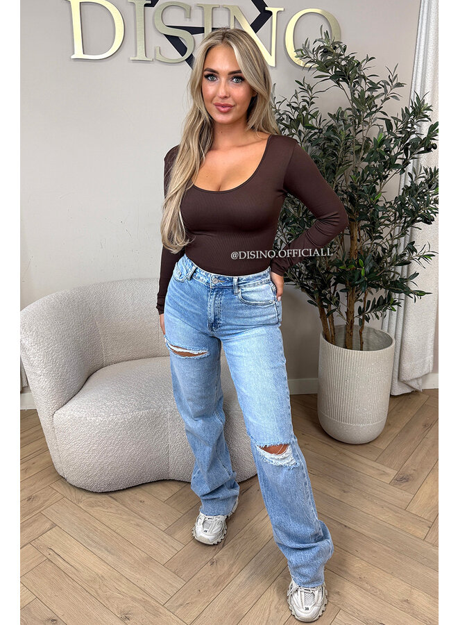CHOCO - 'JAMILLA BODYSUIT' - SUPER SHAPING RIBBED BODYSUIT
