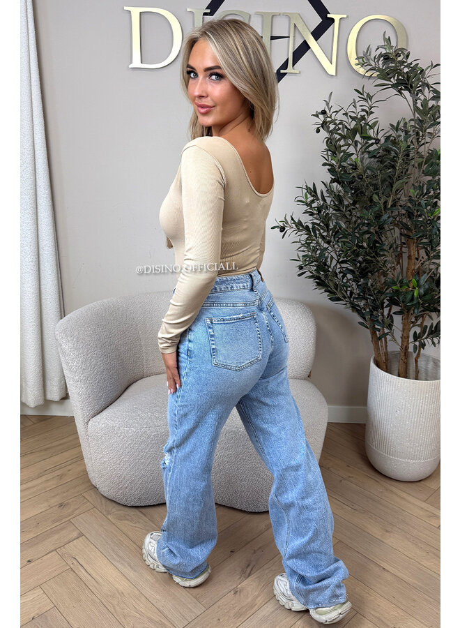 NUDE - 'JAMILLA BODYSUIT' - SUPER SHAPING RIBBED BODYSUIT