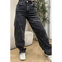 BLACK - 'BALLOON CARGO JEANS' - STRETCH VIRAL BALLOON LEG JEANS