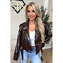 CHOCO - 'ROXANE BIKER JACKET' - PRETTY LAQUÉ BIKER JACKET