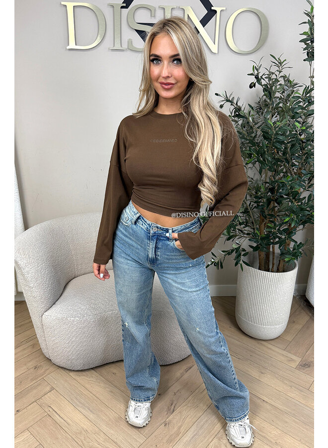 CHOCO - 'SNATCHED LONGSLEEVE' - PREMIUM QUALITY REDEFINED LONGSLEEVE  TOP