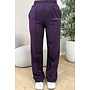 PURPLE - 'EVI COMFY PANTS' - PREMIUM QUALITY WIDE LEG JOGGER PANTS