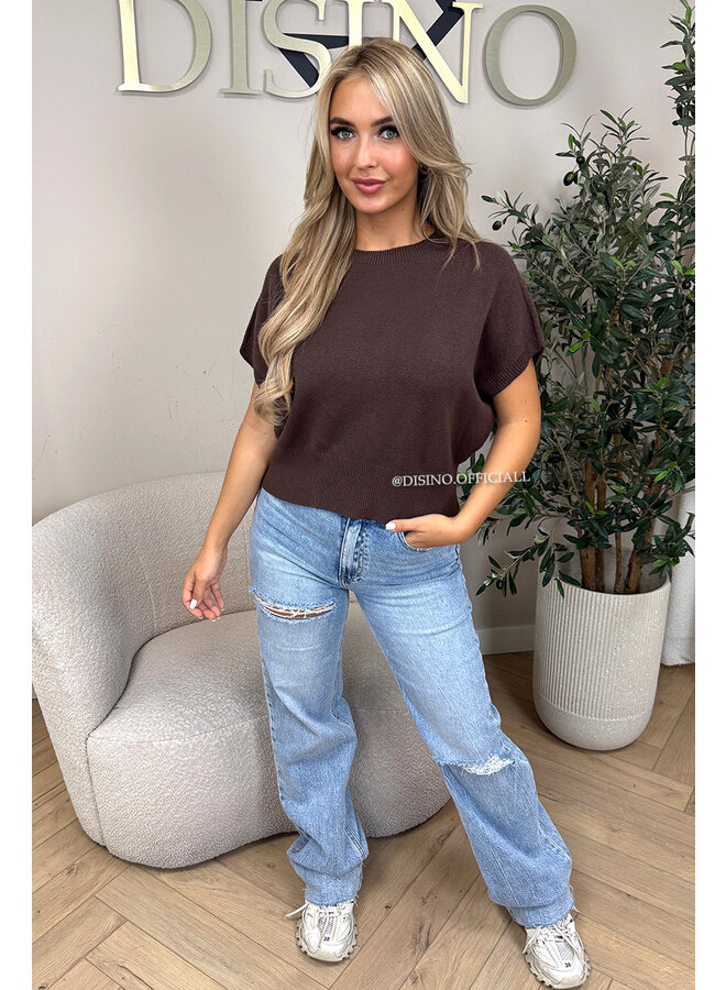 CHOCO - 'NIYA KNIT' - SUPER SOFT SHORT SLEEVE KNIT