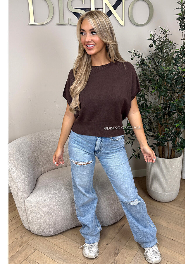 CHOCO - 'NIYA KNIT' - SUPER SOFT SHORT SLEEVE KNIT