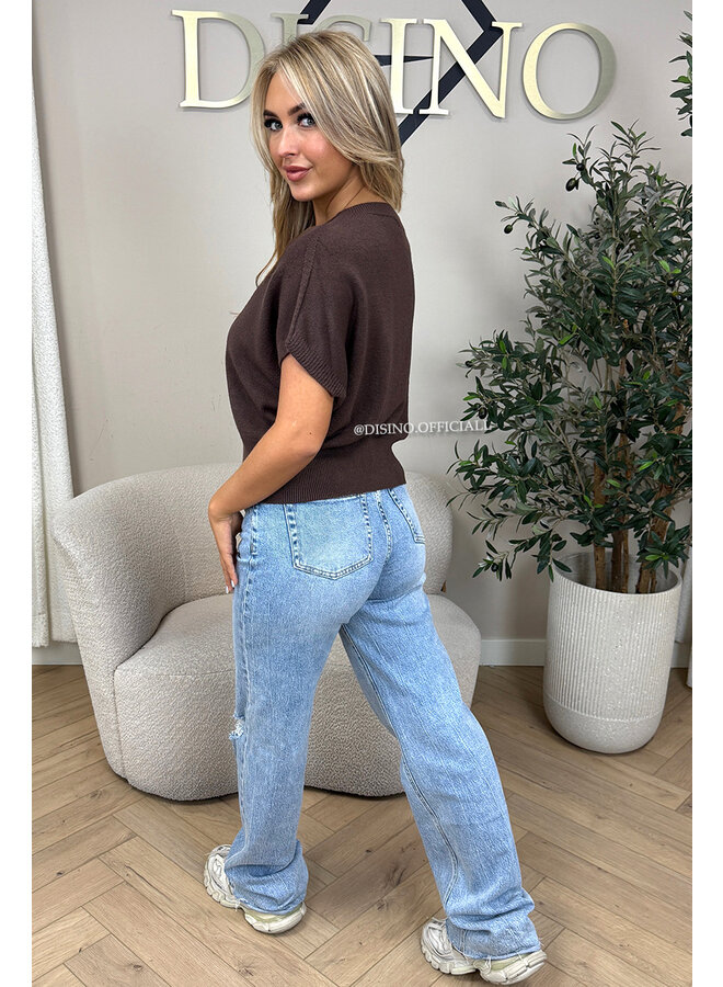 CHOCO - 'NIYA KNIT' - SUPER SOFT SHORT SLEEVE KNIT