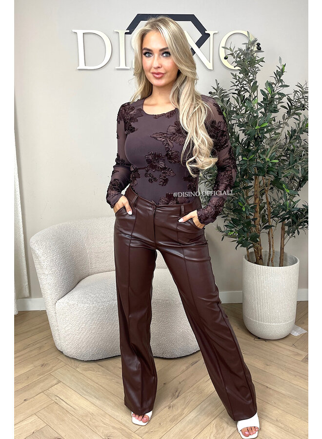 CHOCO - 'ELVIRA BODY' - INSPIRED LONG SLEEVE BODYSUIT