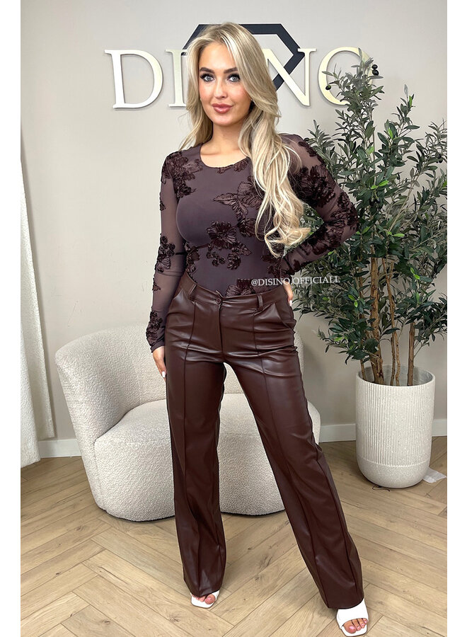 CHOCO - 'ELVIRA BODY' - INSPIRED LONG SLEEVE BODYSUIT