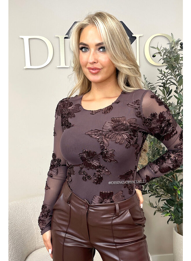 CHOCO - 'ELVIRA BODY' - INSPIRED LONG SLEEVE BODYSUIT