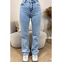 LIGHT BLUE - 'WHITNEY JEANS' - SUPER STRETCH INSPIRED RELIEF  STRAIGHT LEG JEANS