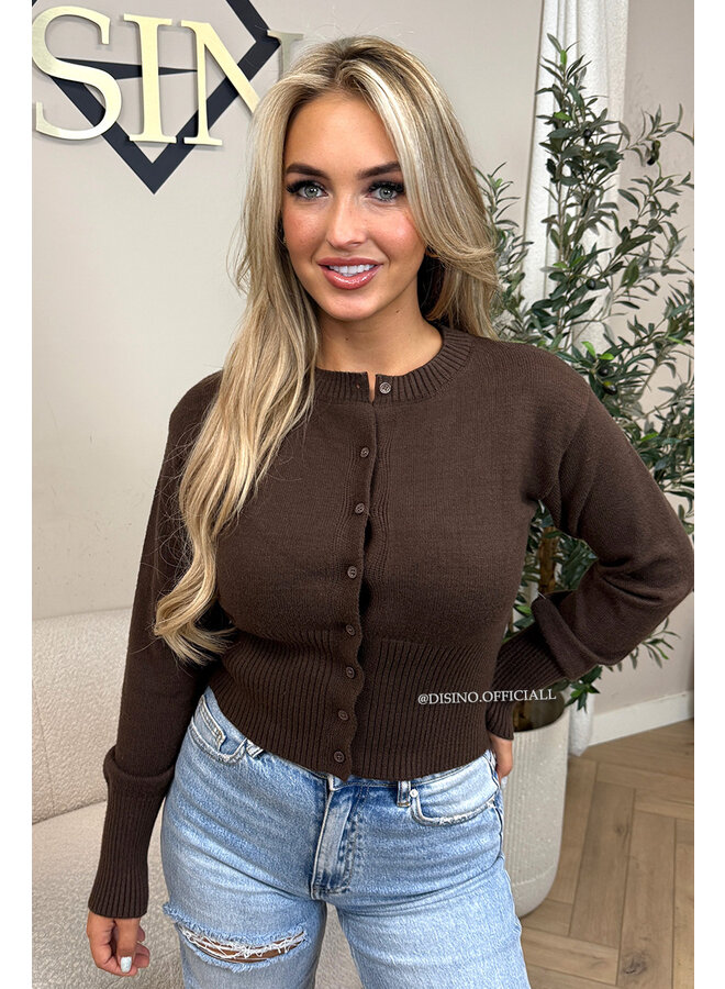 CHOCO - 'OLCAY' - SOFT KNITTED CARDIGAN TOP