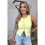 YELLOW - 'YARA TOP' - PREMIUM QUALITY GILET TOP
