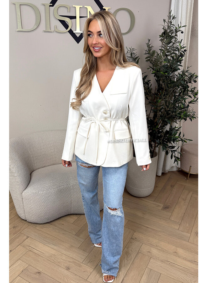 ECRU - 'NEVA BLAZER' - PREMIUM QUALITY BLAZER