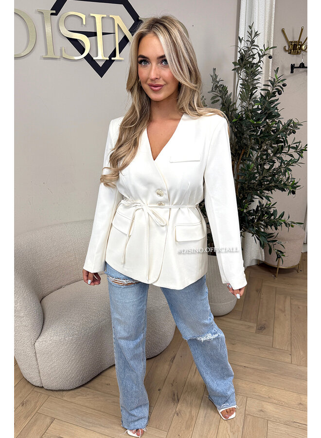 ECRU - 'NEVA BLAZER' - PREMIUM QUALITY BLAZER