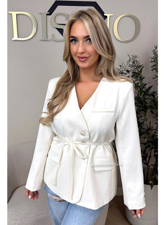 ECRU - 'NEVA BLAZER' - PREMIUM QUALITY BLAZER