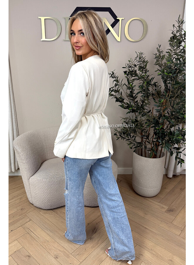 ECRU - 'NEVA BLAZER' - PREMIUM QUALITY BLAZER