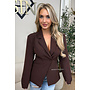 CHOCO - 'VIVIENNE BLAZER' - PREMIUM QUALITY ASYMMETRIC BLAZER