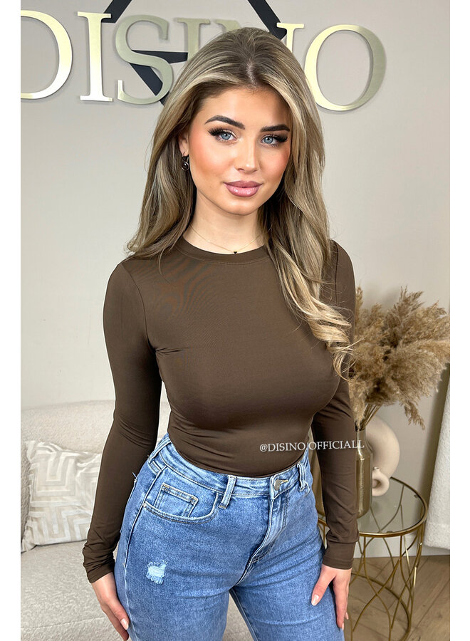 CHOCO - 'KRISTEL' - ROUND NECK PERFECT FIT BODYSUIT