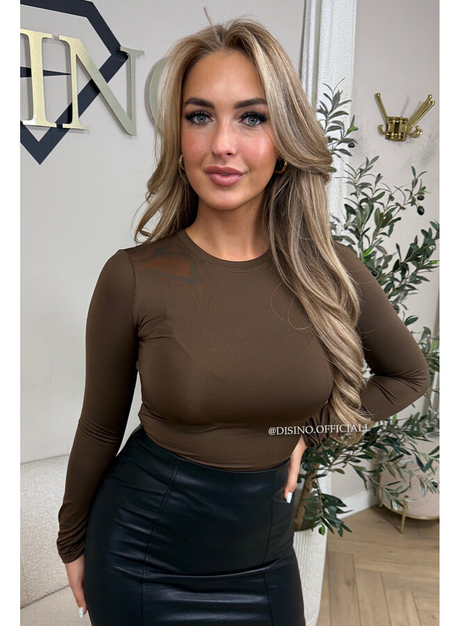 CHOCO - 'KRISTEL' - ROUND NECK PERFECT FIT BODYSUIT