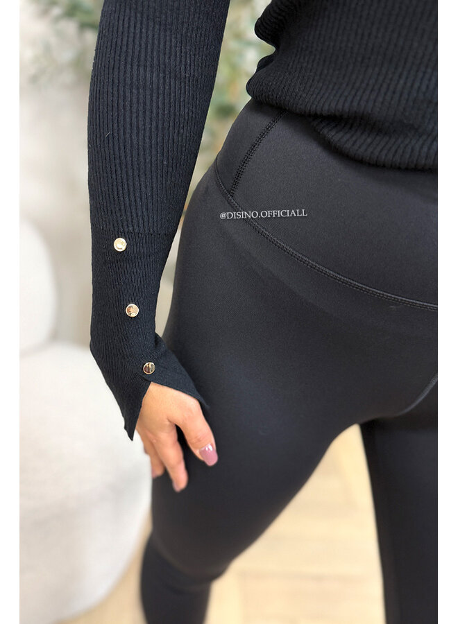 BLACK - 'NORFY LEGGING' - HIGH WAIST PERFECT FIT PREMIUM QUALITY LEGGING