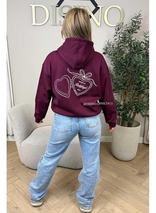 BORDEAUX - 'REDEFINED HOODIE' - PREMIUM QUALITY HOODIE