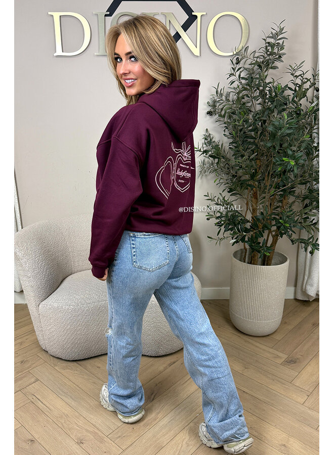 BORDEAUX - 'REDEFINED HOODIE' - PREMIUM QUALITY HOODIE