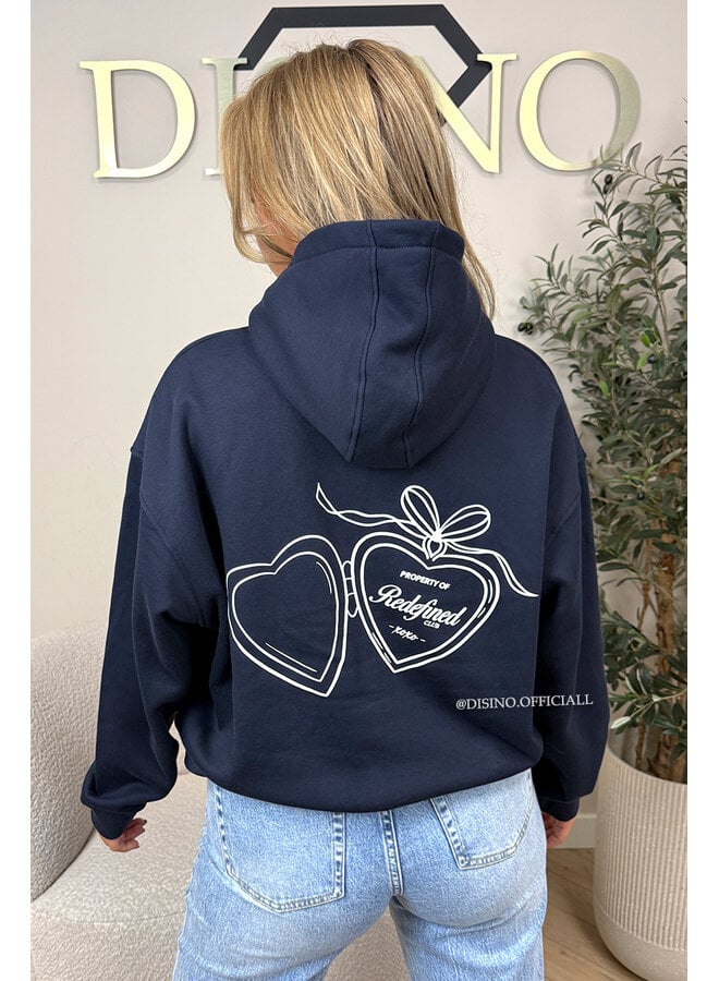 NAVY BLUE - 'REDEFINED HOODIE' - PREMIUM QUALITY HOODIE