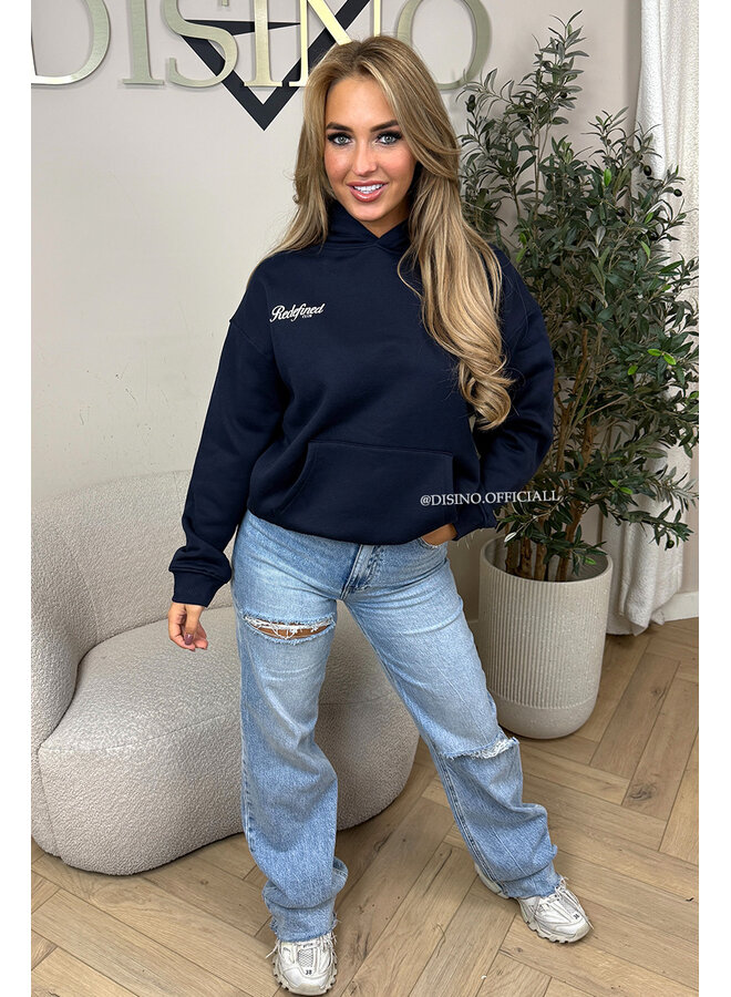 NAVY BLUE - 'REDEFINED HOODIE' - PREMIUM QUALITY HOODIE