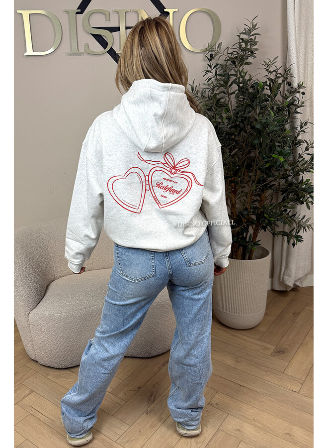 LIGHT GREY - 'REDEFINED HOODIE' - PREMIUM QUALITY HOODIE