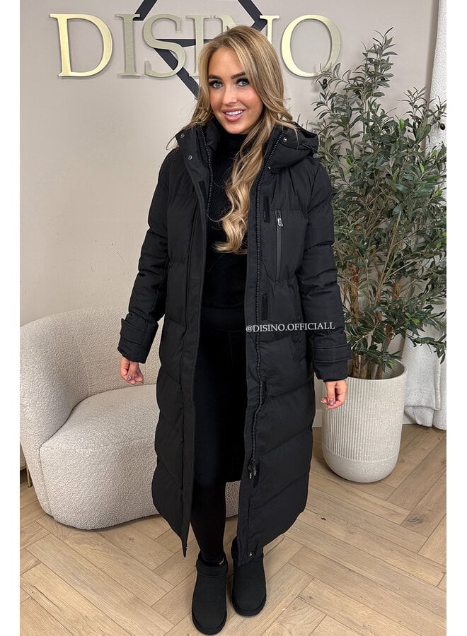 BLACK - 'ZOEY V2 COAT' - PREMIUM QUALITY WINTER COAT