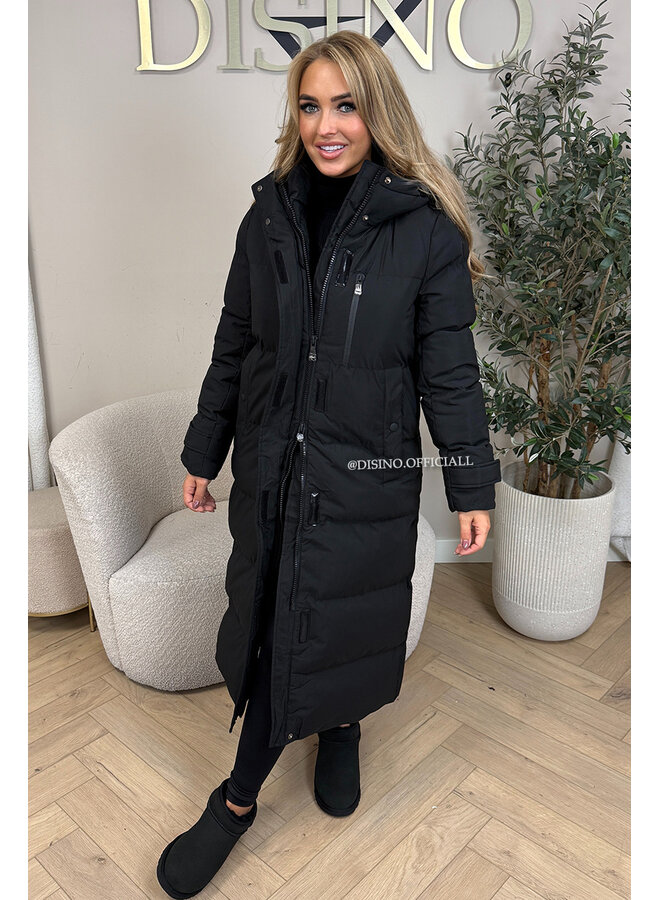 BLACK - 'ZOEY V2 COAT' - PREMIUM QUALITY WINTER COAT
