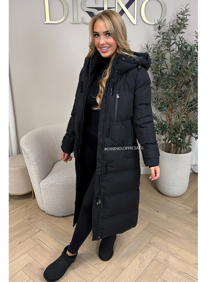 BLACK - 'ZOEY V2 COAT' - PREMIUM QUALITY WINTER COAT