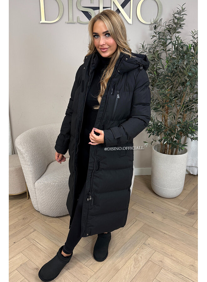 BLACK - 'ZOEY V2 COAT' - PREMIUM QUALITY WINTER COAT