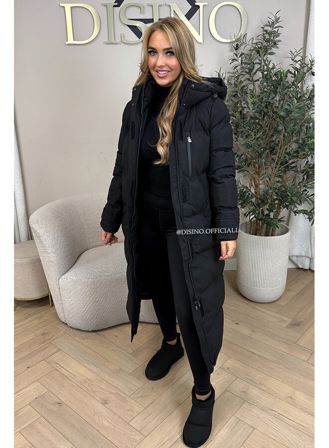 BLACK - 'ZOEY V2 COAT' - PREMIUM QUALITY WINTER COAT